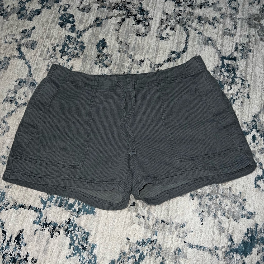 Women's Gray Casual Shorts